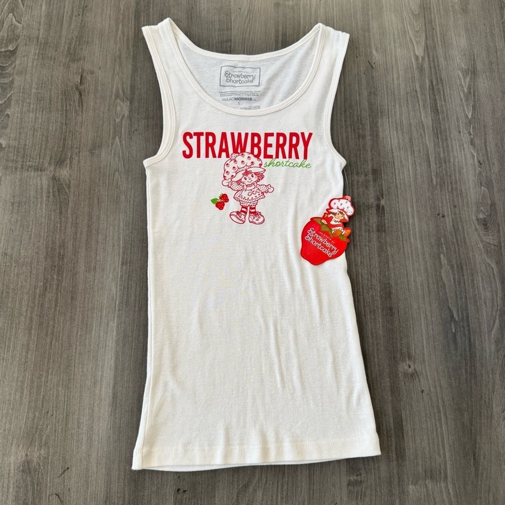 Strawberry shortcake vintage 80’s women tank top size small NWT - Picture 2 of 8